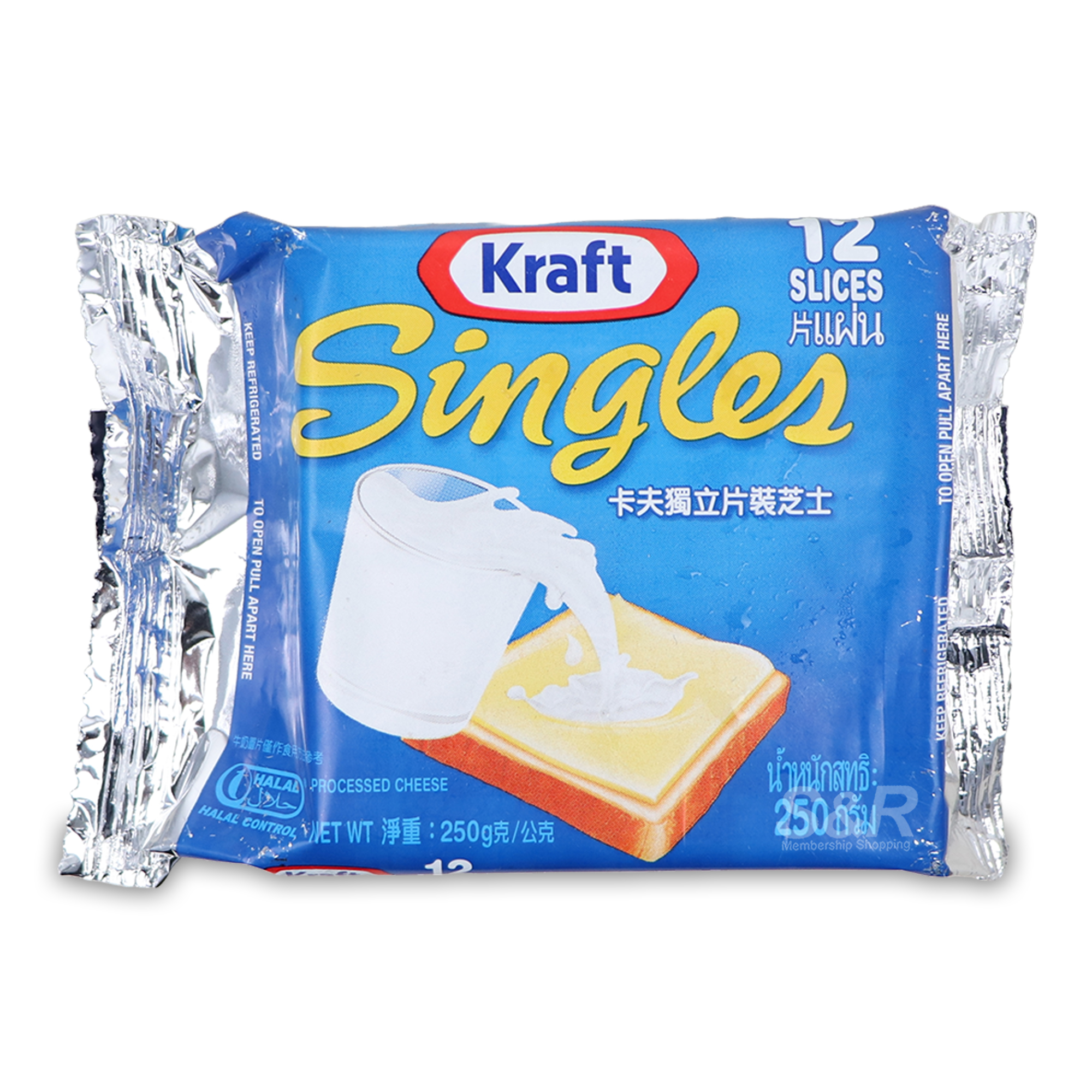 Kraft Singles Cheese Slices 12pcs